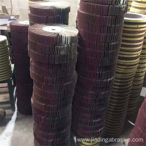 400mm large aluminium oxide p400 abrasive flap wheel